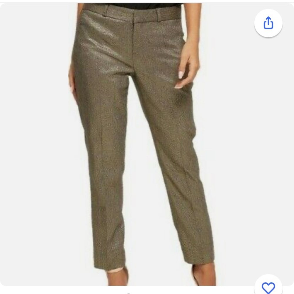 NWT Banana Republic Gold Avery Pants size 8 New with tags